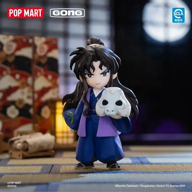 Фото POP MART GONG Инуяша: Путешествие эпохи Воюющих царств, серия Blind Box, загадочные коробки, игрушки, милые украшения, фигурки, декор для дома и рабочего стола №4