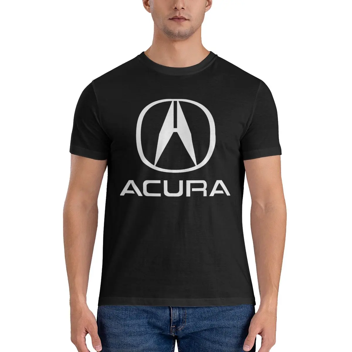 

Модная футболка Acura, Мужская хлопковая футболка с принтом, мужские топы, забавная футболка с коротким рукавом