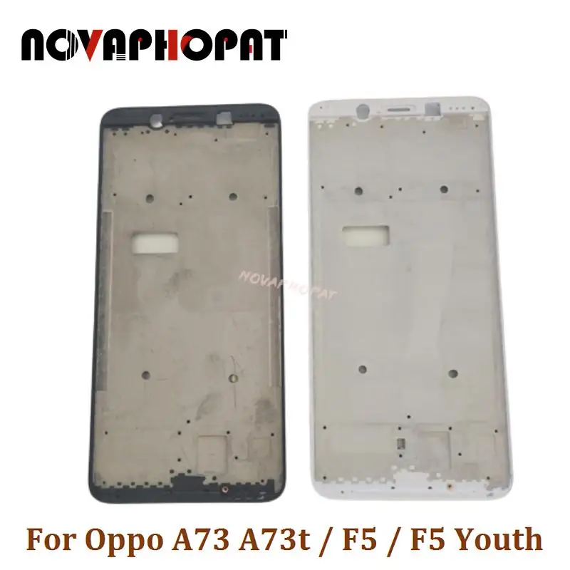 Передняя рамка ЖК-дисплея для Oppo A73 A73t / Oppo F5 / F5 Youth, модуль ЖК-дисплея, рамка, ободок, чехол