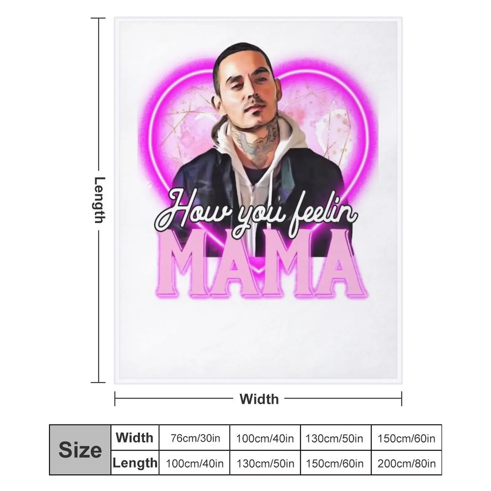 Фланелевое одеяло Good Girls Rio Hey Mama How You Feelin