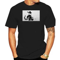 rap rat banksy graphic cotton t shirt short long sleeve wholesale tee shirt