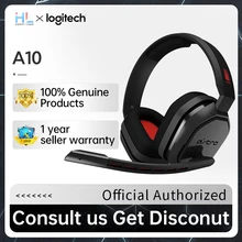 Logitech Astro A10 Headphone Gaming ESports With microphone Recommended computer game headset For PS4 PC headset For PC Laptop