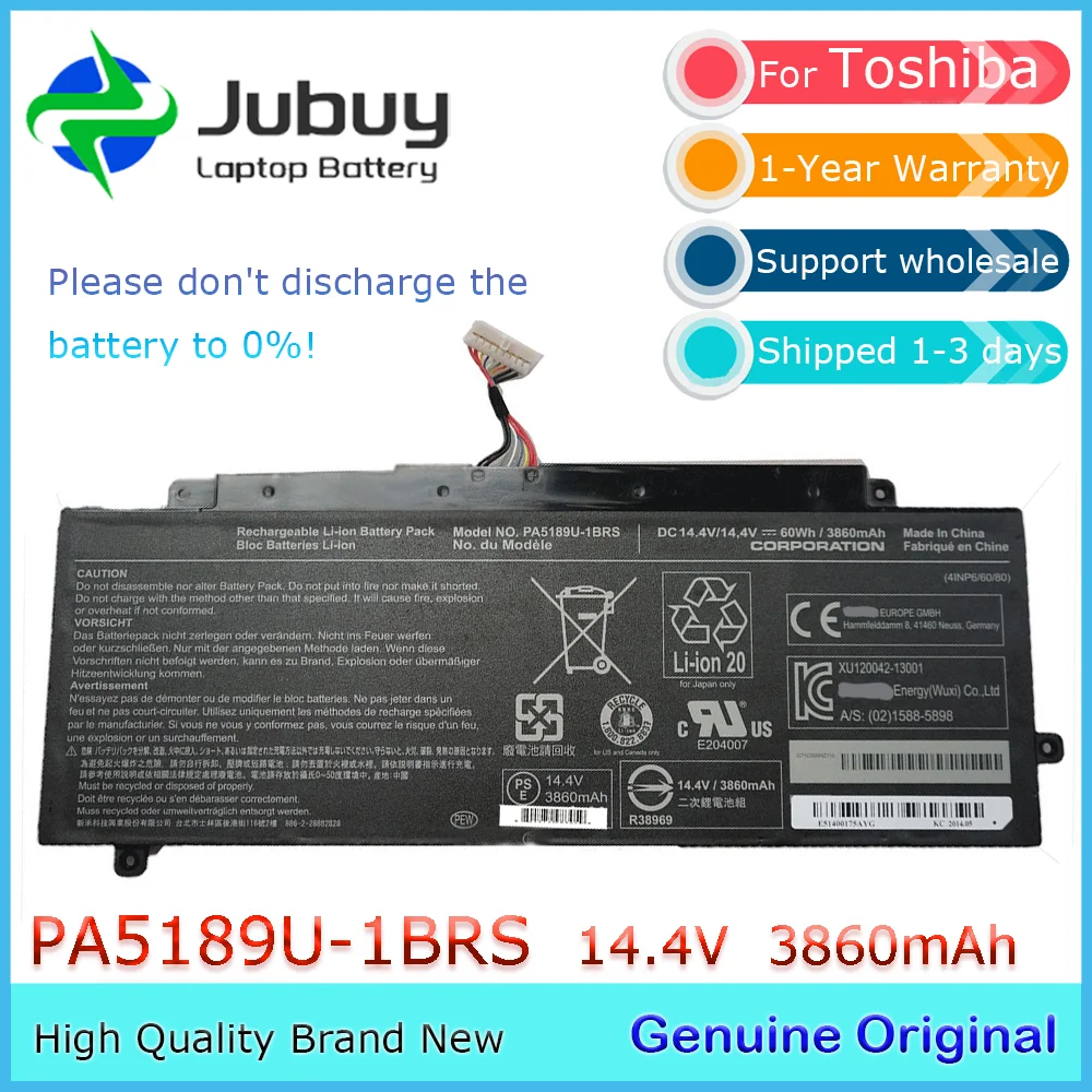 PA5189U-1BRS 14 4 В 60 Втч оригинальный аккумулятор для ноутбука Toshiba Satellite P55W P55W-B P55W-B5224
