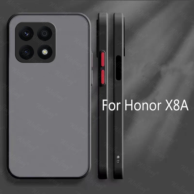 

Роскошный полупрозрачный мягкий чехол для Honor X8A, задняя Противоударная Обложка для Honor X8A, для Honor X8, X9A, X9, X6S, X6, X7, X7A