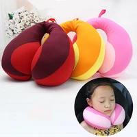 ZK20 Kids Neck Pillow Gift Head Support Car Headrest Portable Sleeping U Shape Travel Accessories Home