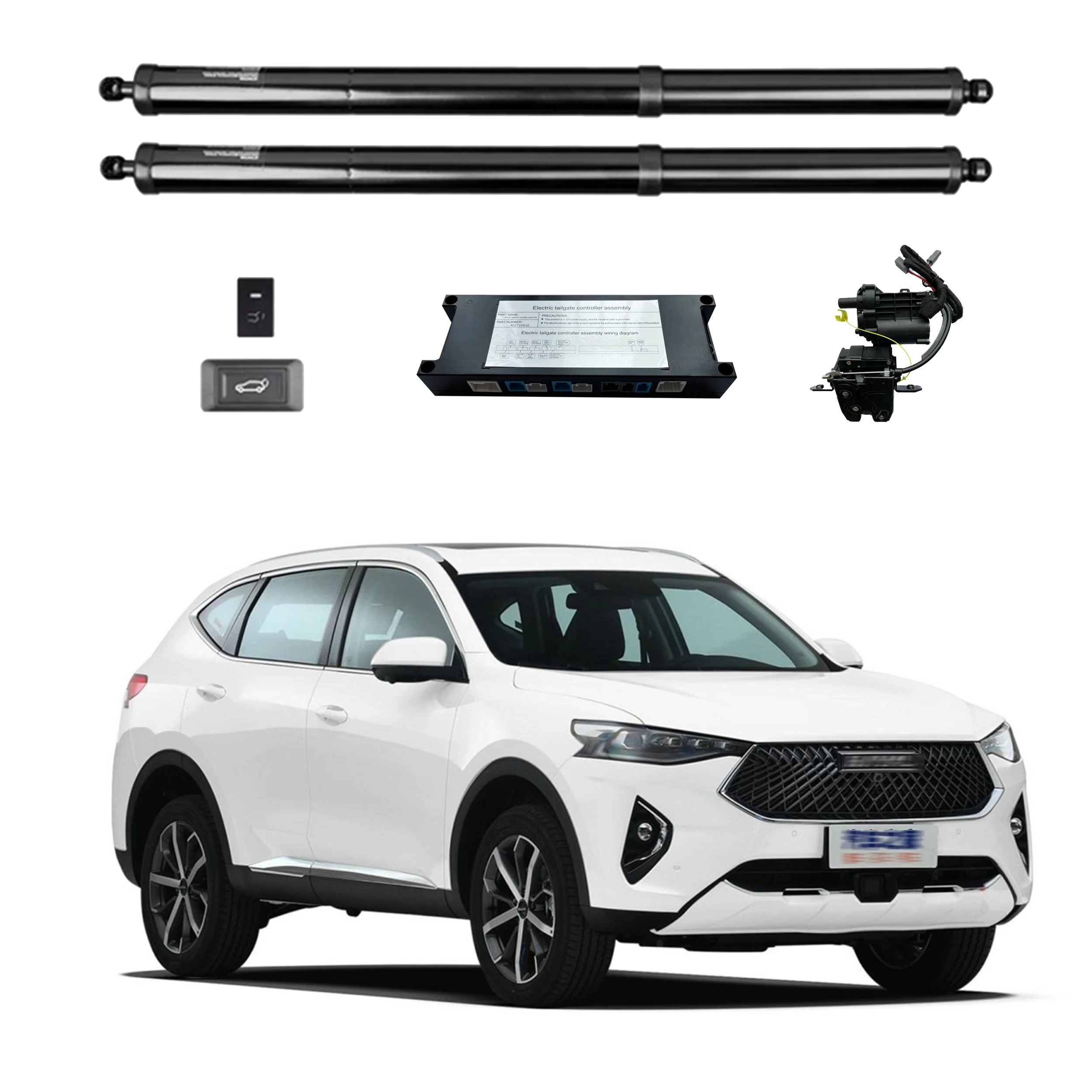 

For Haval F7 2018+ Electric Tailgate Power Liftgate Auto Trunk Hands Free Back Door Opener With Remote Control Funciton