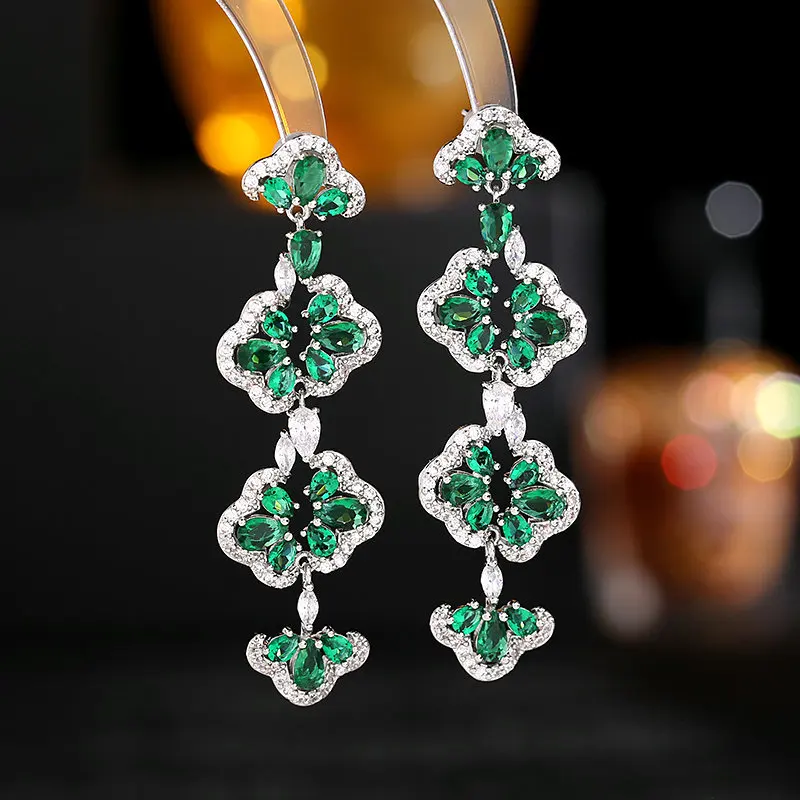 

Новинка 2022, элегантная темпераментная Серебряная игла 925 пробы, женская свадебная бижутерия