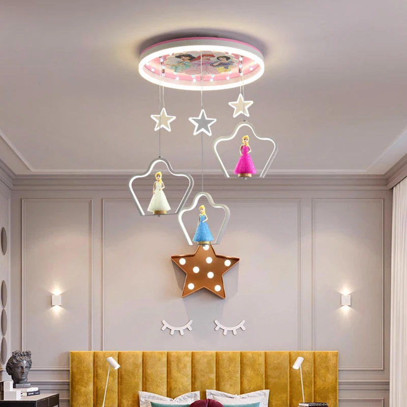 

Led Art Chandelier Pendant Lamp Light Room Decor Kids home decoration accessories dining room indoor fixture Ceiling salon fancy
