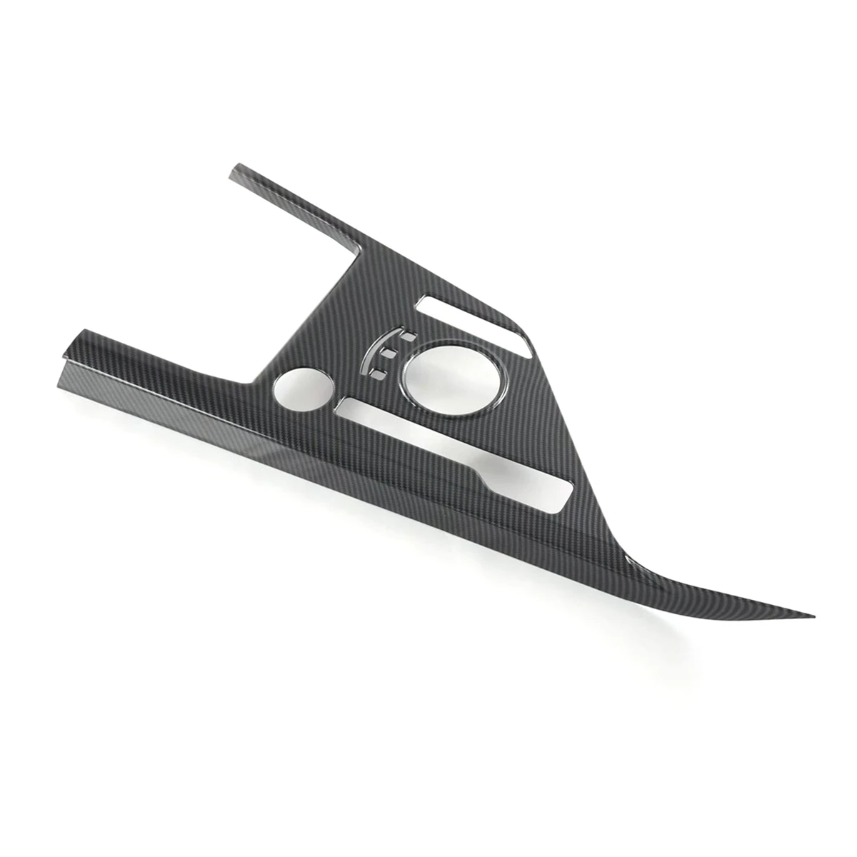 

For Kia NIRO 2022 Carbon Fiber Center Console Gear Shift Panel Frame Cover Trim Shift Knob Style