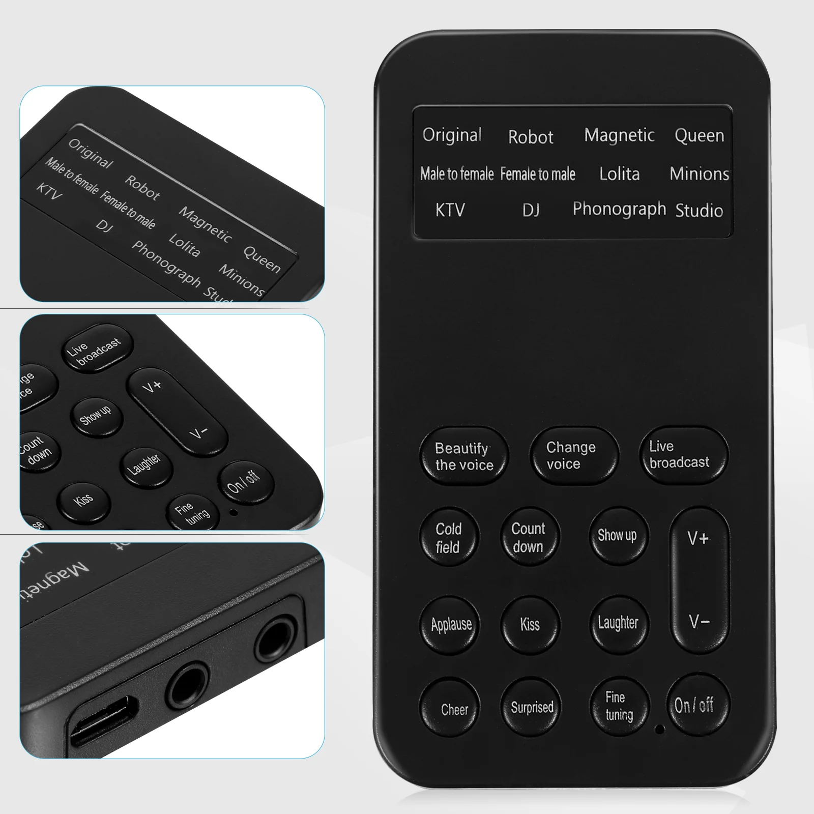 

1PC Universal Portable Durable Sound Voice Modifier Sound Effect Machine