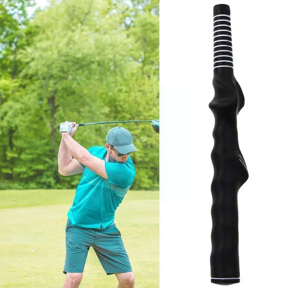 

Golf Hand Grip Club Swing Stick Handle Beginner Practice Hand Rubber 3 Shape Correction Hand Size Right J5n7