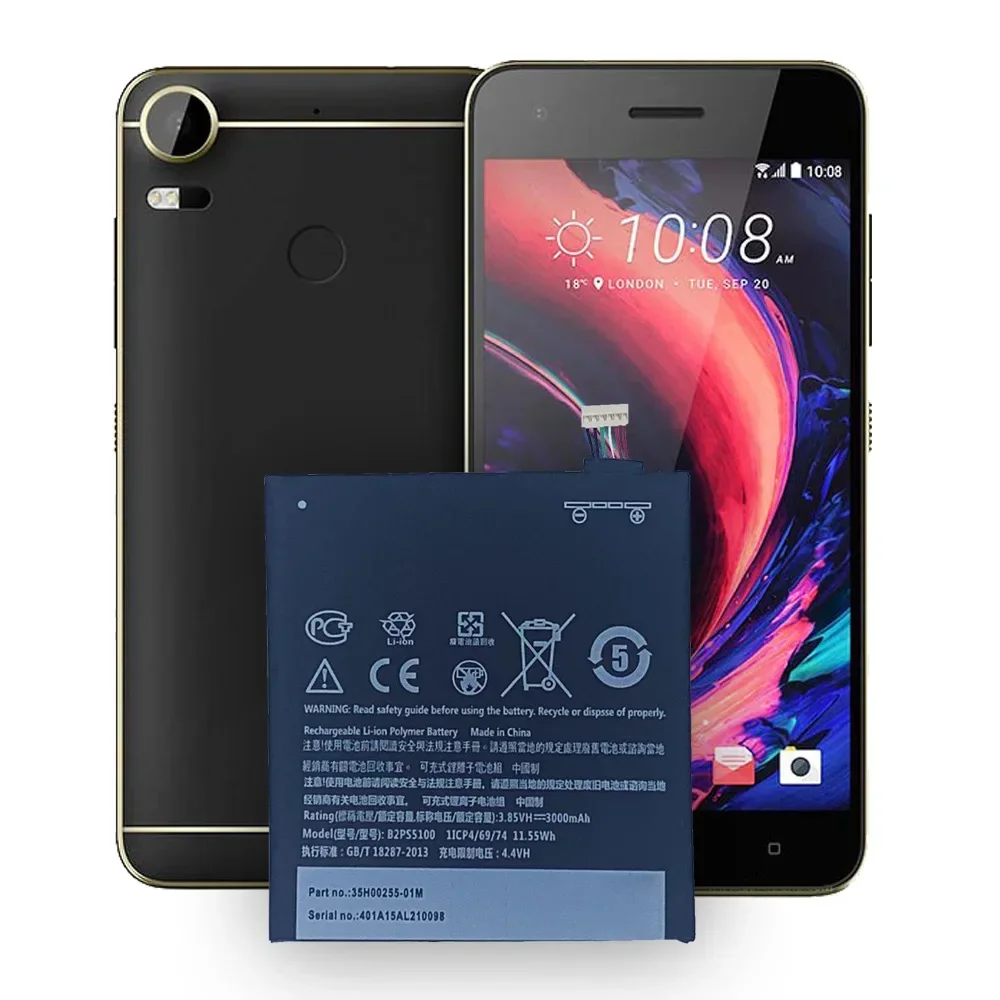 Аккумулятор B2PS5100 для HTC One X9 Dual E56ML X9E X9u Desire 10 Pro D10W D820T 826D D820U D820S 826W 2PS5200 Li-ion Bateria