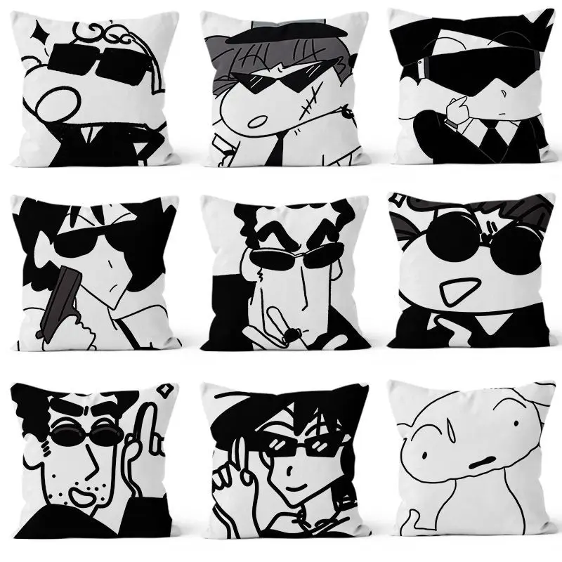 

Funny Boy Throw Pillow Case Crayon Boy Pillowcase 40x40 Cm Bed Sofa Living Room Boy Girl Kid Room Aesthetics Pillow Covers 45x45