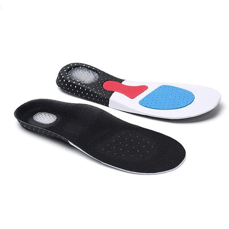 Unisex Solid Silicone Gel Insoles Foot Care for Plantar Fasciitis Heel Spur Sport Shoe Pad Insoles Arch Orthopedic Insole Shoes images - 6