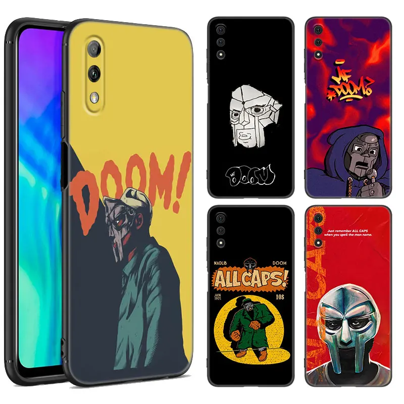 Mf Doom Ed Phone Case For Huawei Y6 Y7 Y9 Prime Y5 Lite 2018 2019 Y5P Y6P Y6S Y7A Y7P Y8P Y8S Y9A Y9S Soft TPU Black Cover