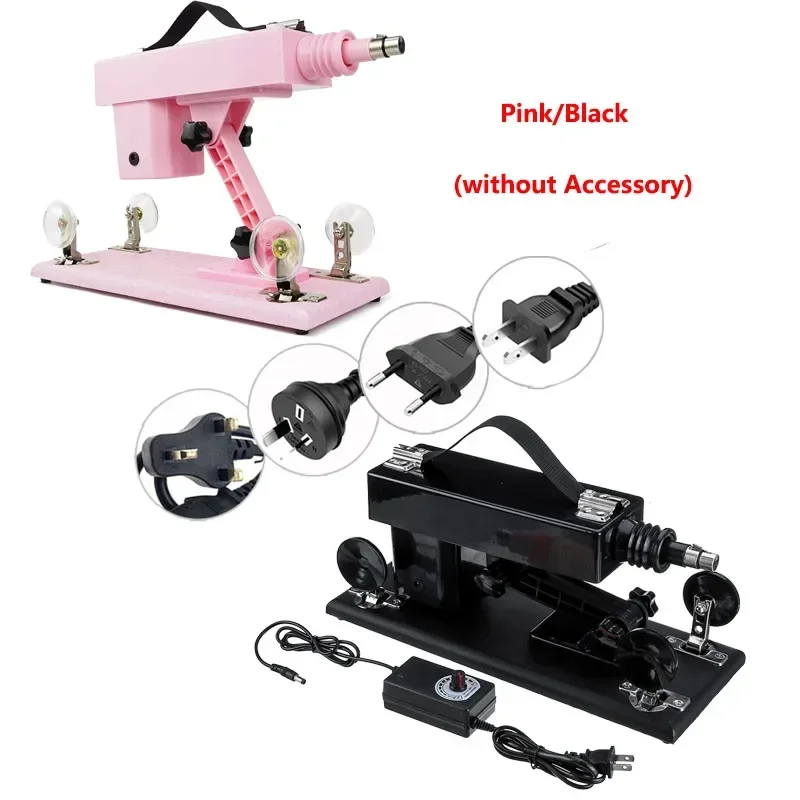 Секс-машина 3XLR с различными насадками машина любви регулируемой скоростью и