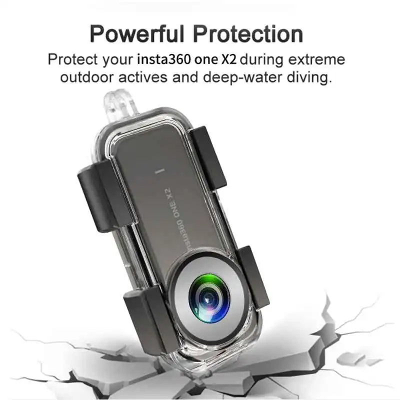 Водонепроницаемый чехол для Insta360 ONE X2 30 м защита подводной съемки аксессуары