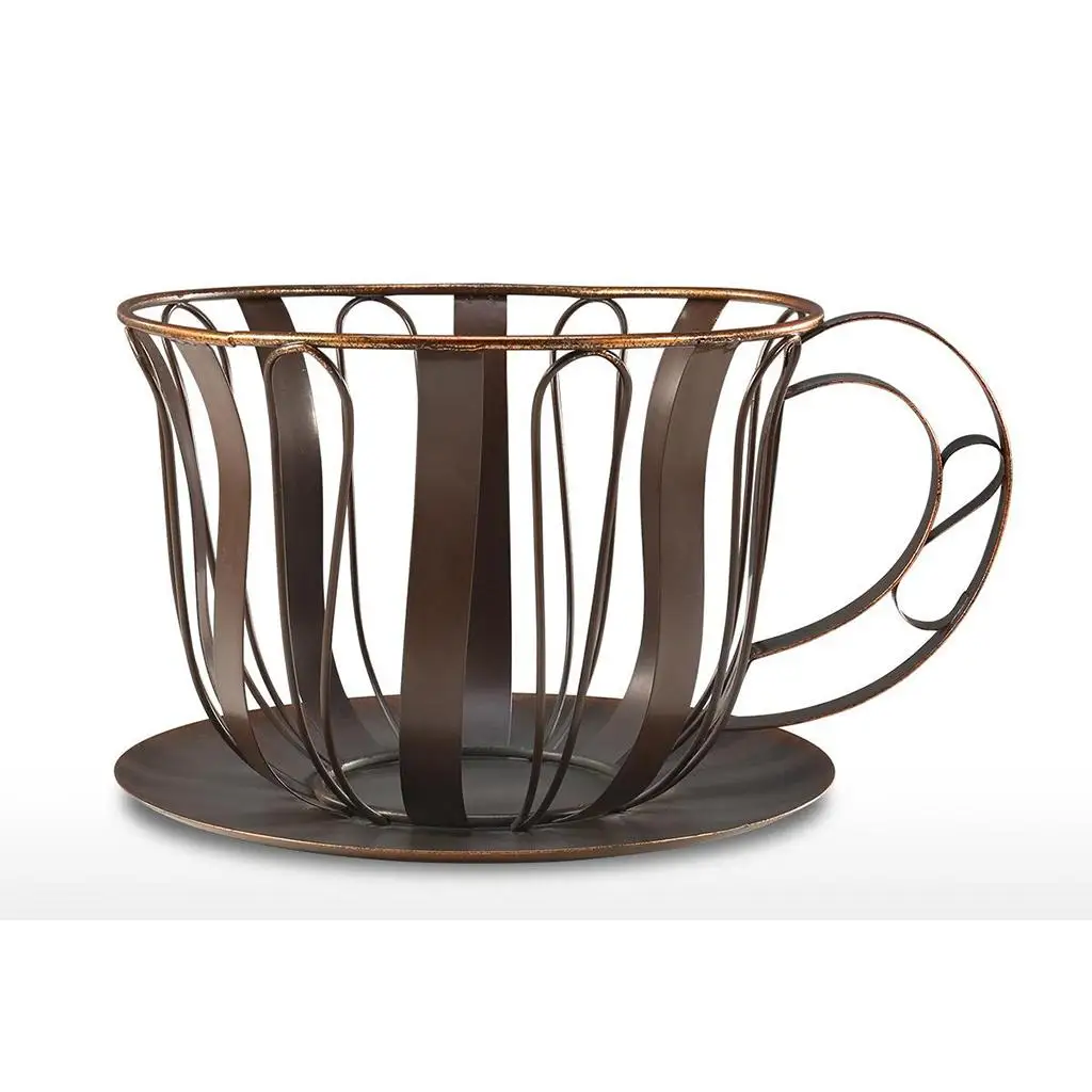 

Coffee Pod Holder Fruit Container Storage Basket Espresso Organizer for Home