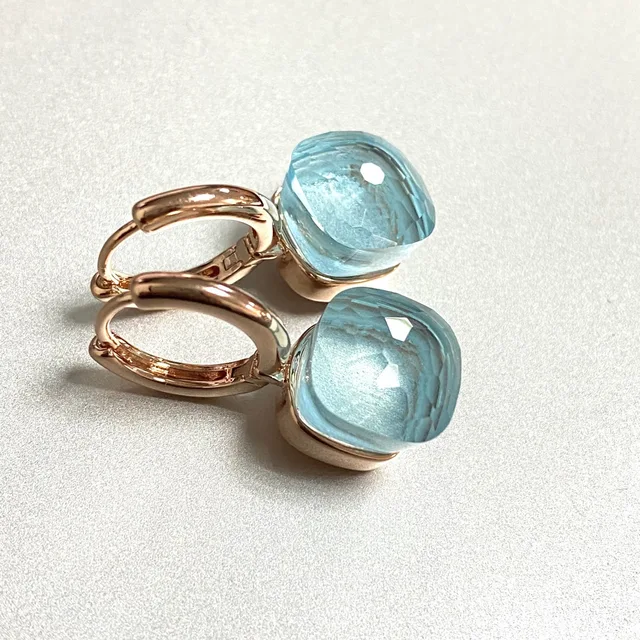 Collana agata blu zaffiro, giada celeste, agata web - Marakò Gioiello Italiano - Gioielli in