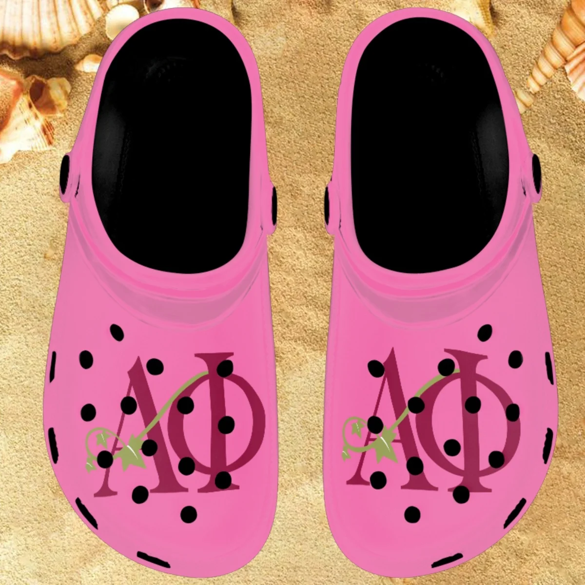 

Шлепанцы Nopersonality Alpha Phi женские, летние сандалии для взрослых, пляжные тапочки, на плоской подошве, удобная верхняя одежда