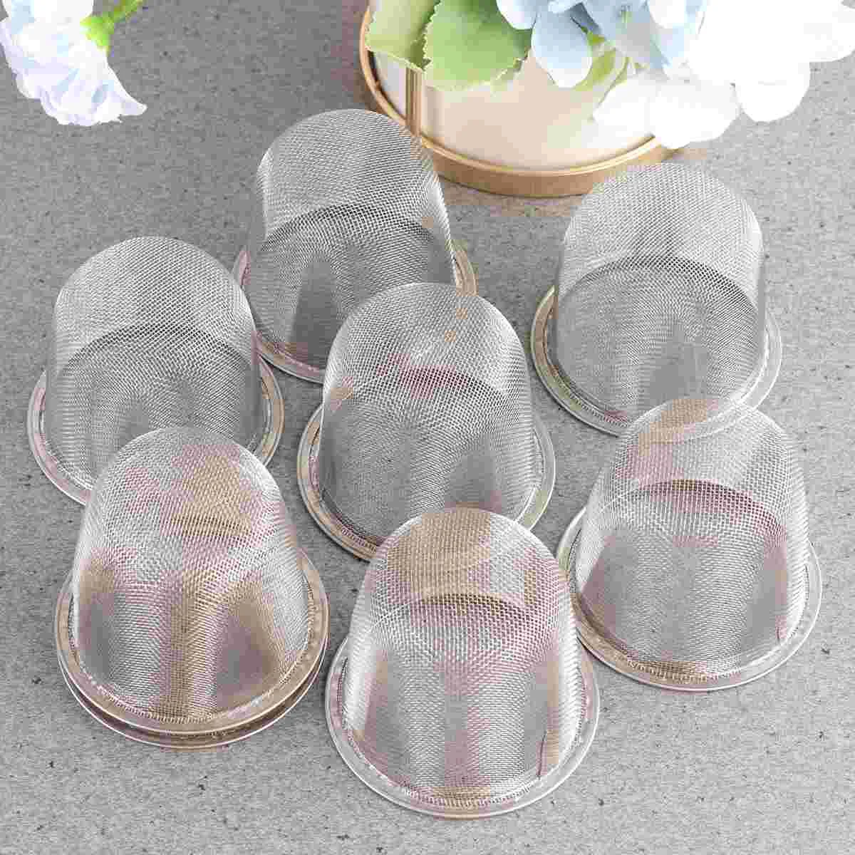 

Stainless Steel Mesh Tea Leaves Stainer Teapot Screen for Straining Teas and Cocktails and Sifting Flour Sugar Spices, 8PCS (