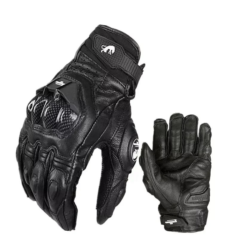 

Бесплатная доставка, Кожаные Мотоциклетные Перчатки NEW2023, дышащие защитные перчатки для мотокросса для мужчин, перчатки для езды на мотоцик...