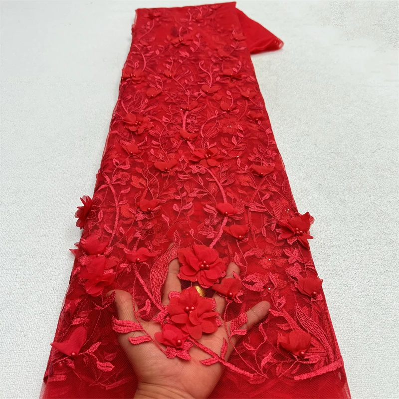 Высококачественная африканская кружевная ткань Kruvied последняя коллекция 2024