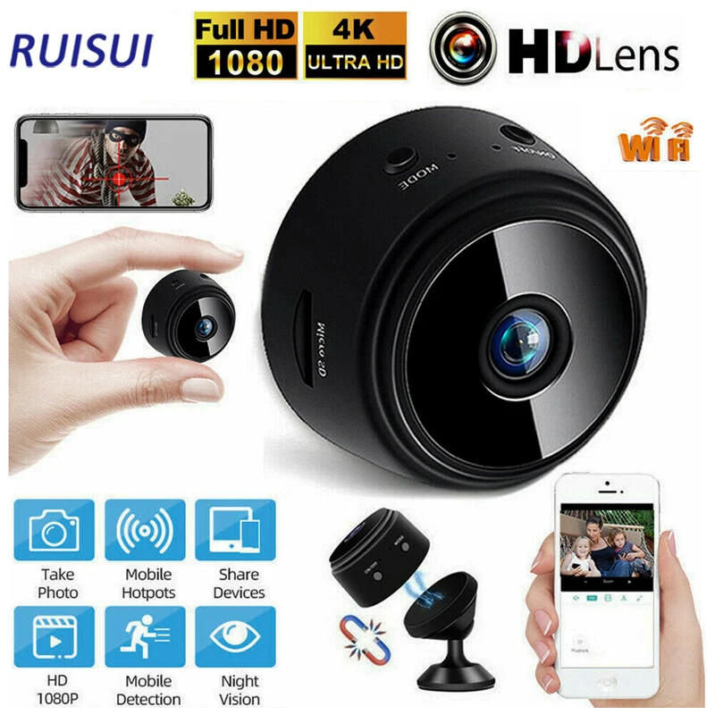 Беспроводная мини-камера видеонаблюдения с Wi-Fi 1080p |