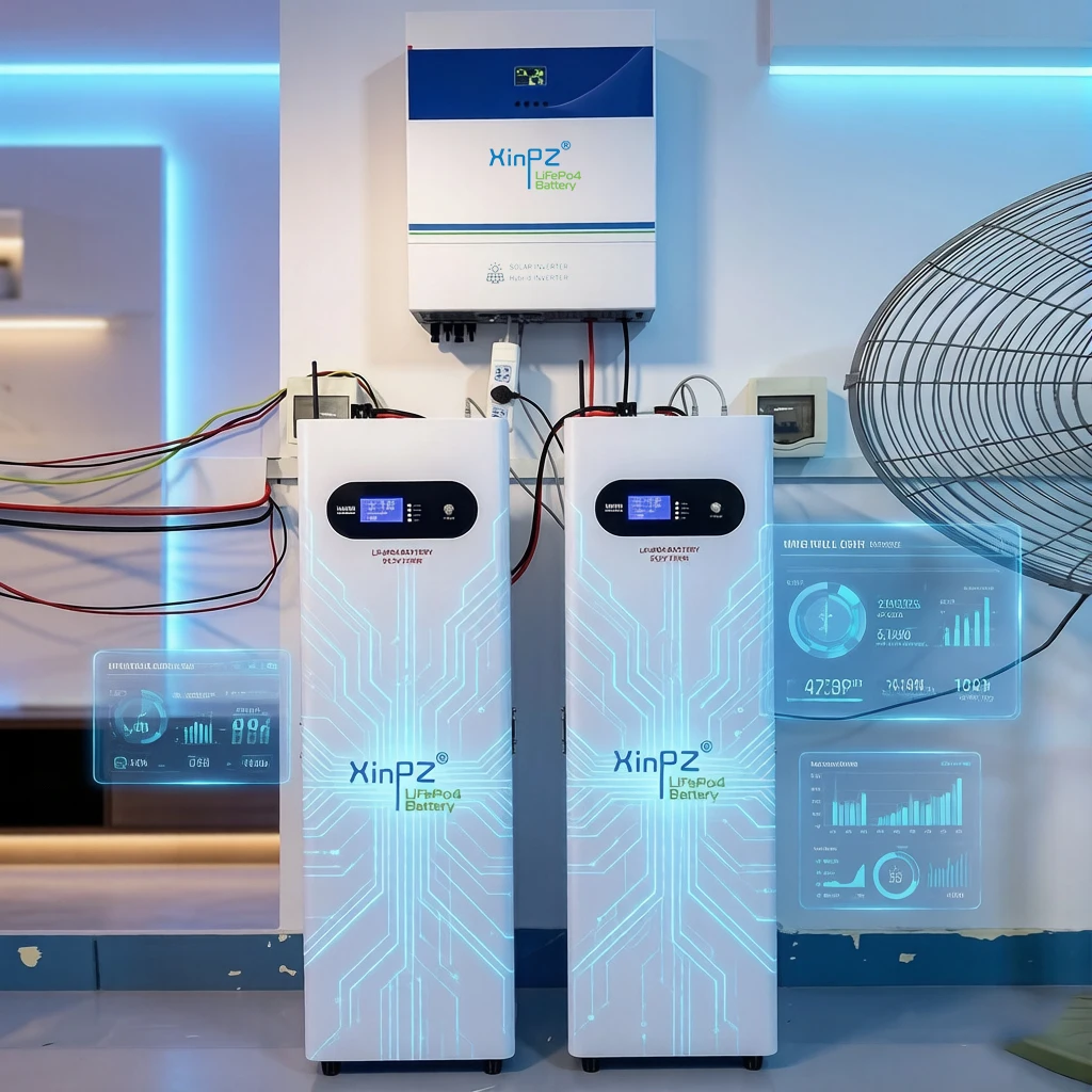 Фото Аккумуляторы XPZ: Литий-ионные батареи Powerwall 7.5кВтч/15кВтч, 51.2В 200Ач, LiFePo4 для хранения энергии — Хит продаж №1