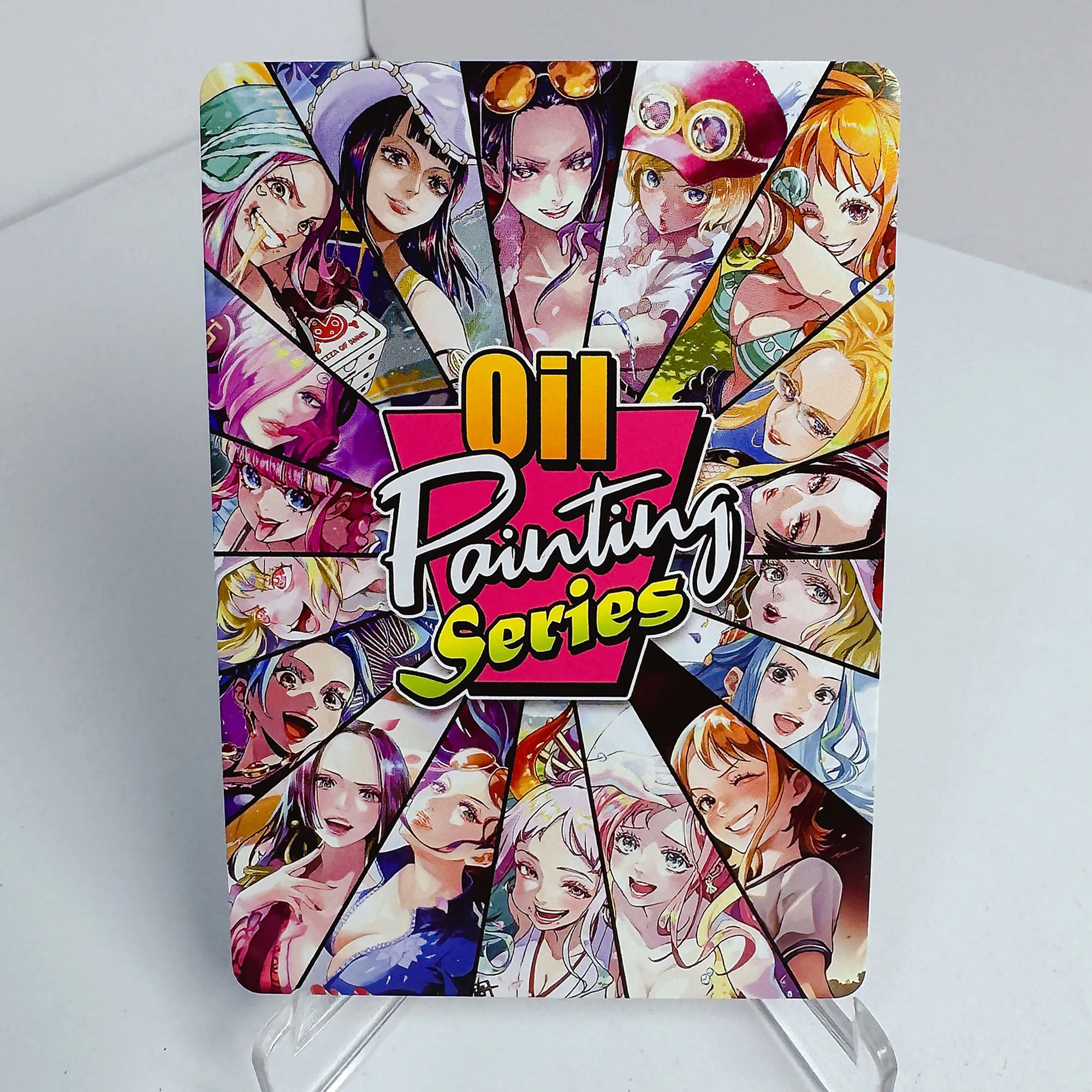 9 шт./компл. Diy One Piece Opcg Nami Hancock Коллекционная карта горячего тиснения преломление