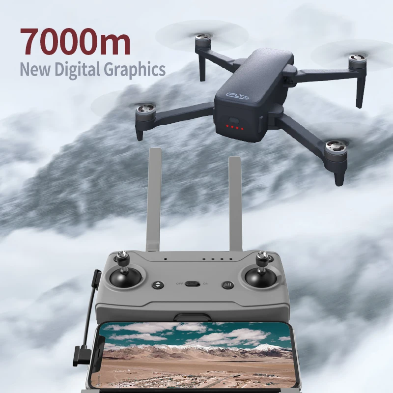 C-FLY Faith 2S Дрон с камерой 4K HD обновленная версия профессиональный Радиоуправляемый