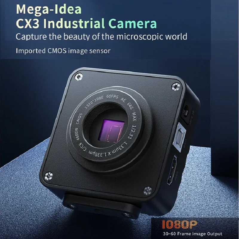 

Qianli MEGA-IDEA CX3 CX4 Industrial Trinocular Microscope Camera CMOS HDMI USB 1080P 60FPS Video Vision Inspection Soldering