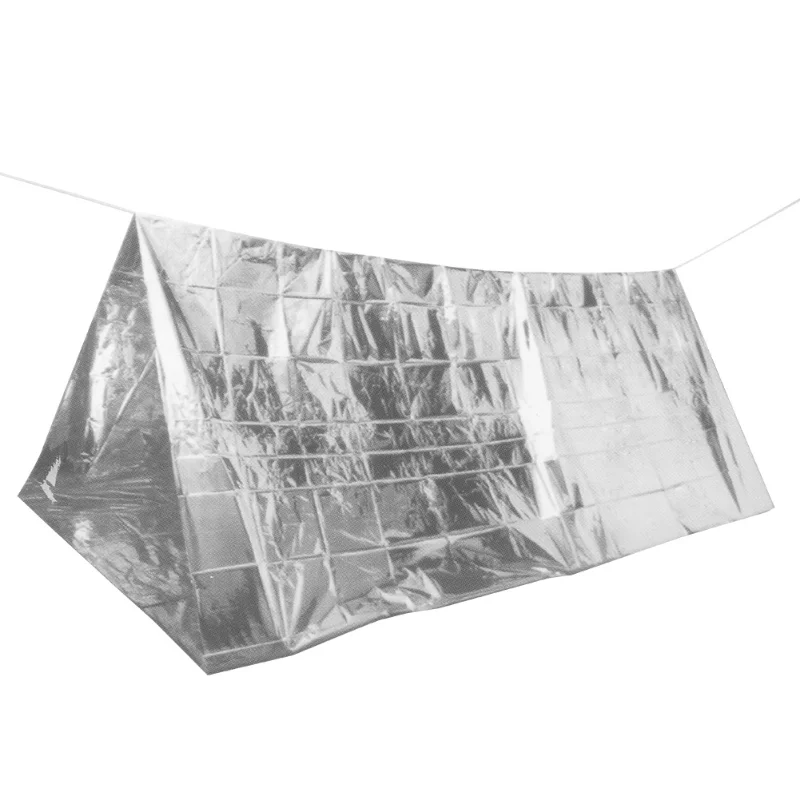 

Outdoor Emergency Blanket Survival Rescue First Aid Foil Thermal Blanket for Camping Hiking Hunting Windproof Keep Warm Shelter