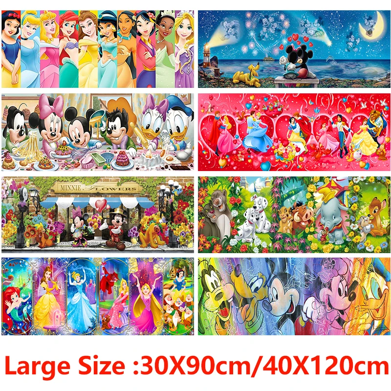 

Disney Princess Diy Diamond Painting Mickey Mouse Disney Cartoon Diamond Mosaic Embroidery Cross Stitch Art Children Room Decor