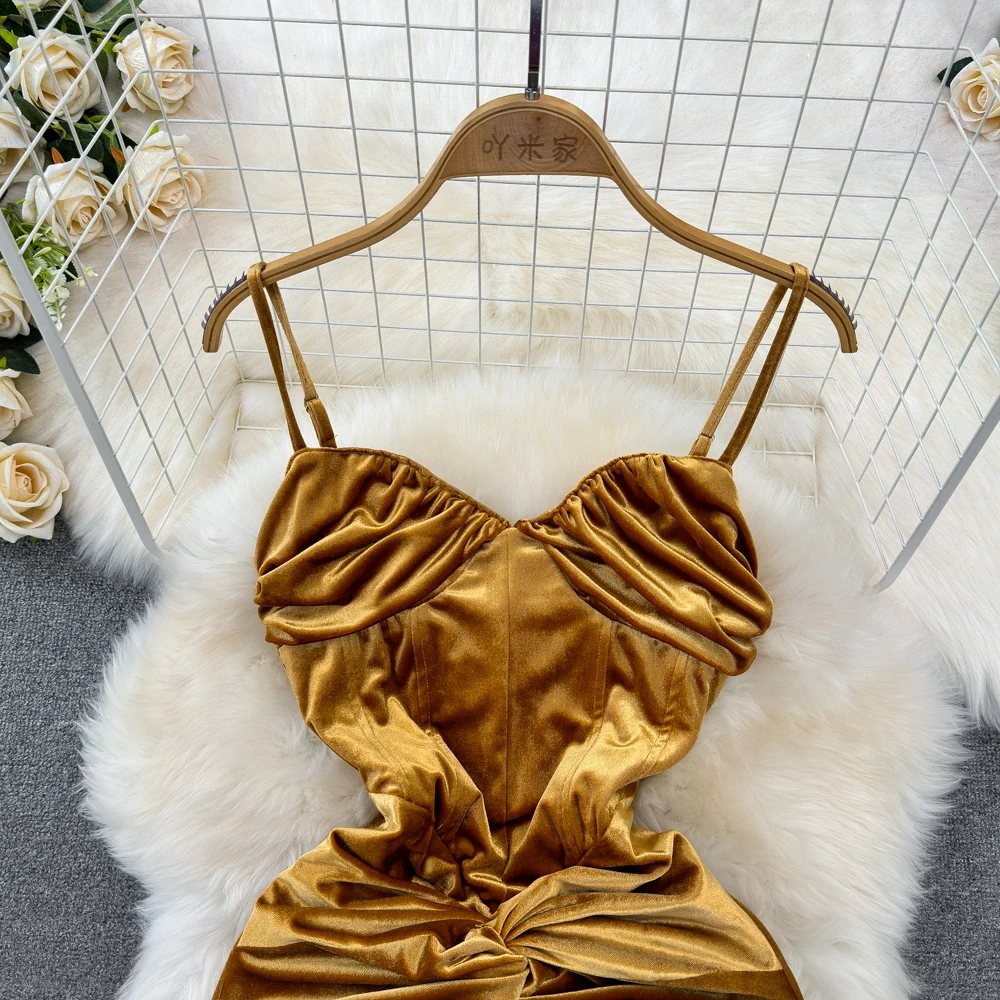 Высококачественное вечернее платье длинная юбка в стиле ретро подчеркивающее