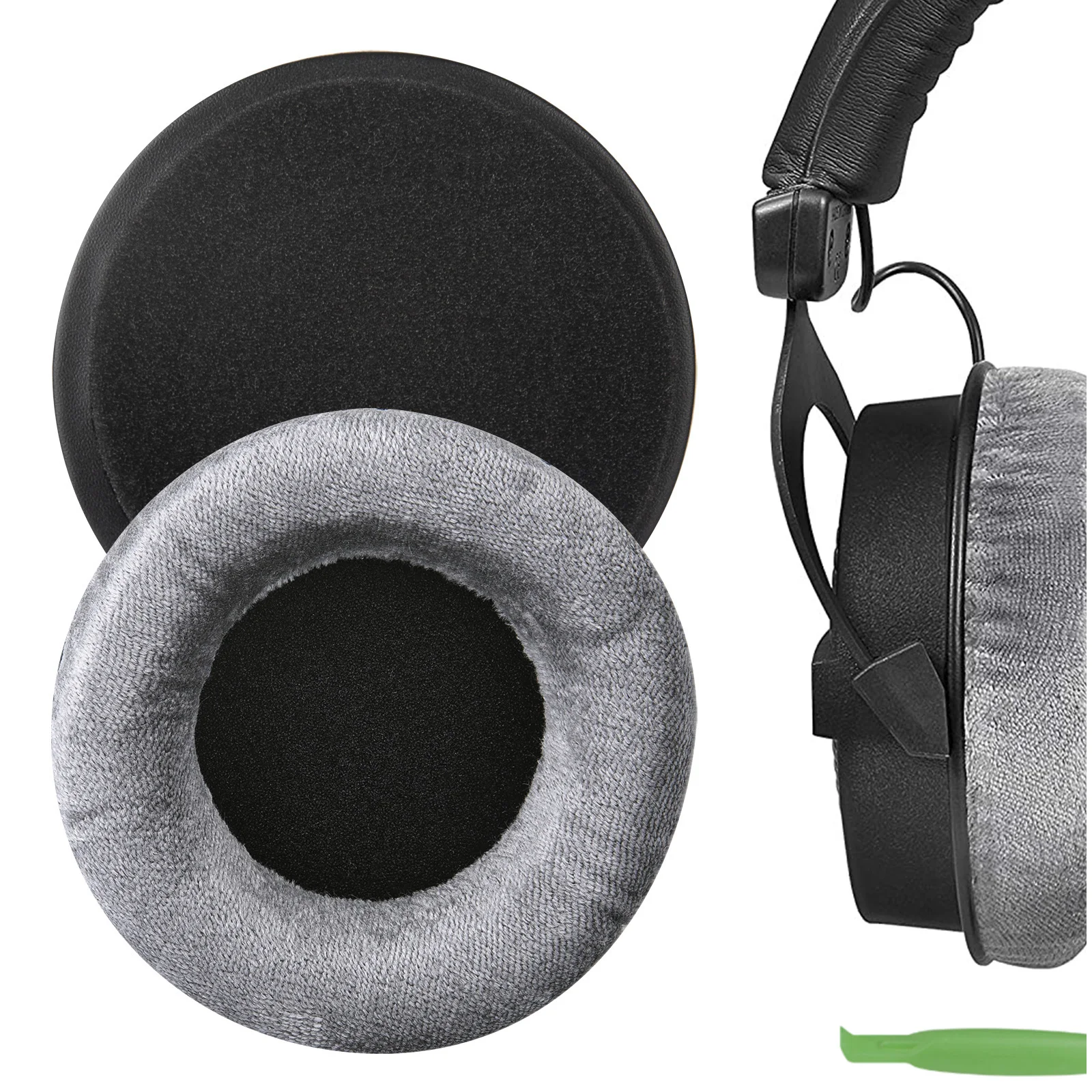 

Geekria Earpads for Beyerdynamic DT990 DT880 DT860 DT797 DT790 DT770 DT440 RSX700 Replacement Headphones Comfort Velour Ear Pads