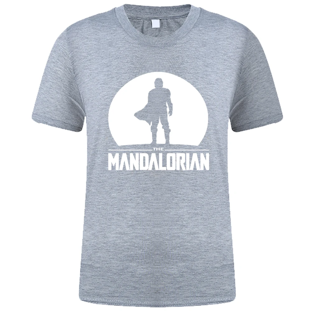 

Mandalorian Star Wars Print T-Shirts Men Casual Harajuku T Shirt Disney Cartoon Cute Tee Shirt Loose Summer 2023 Tops Men's