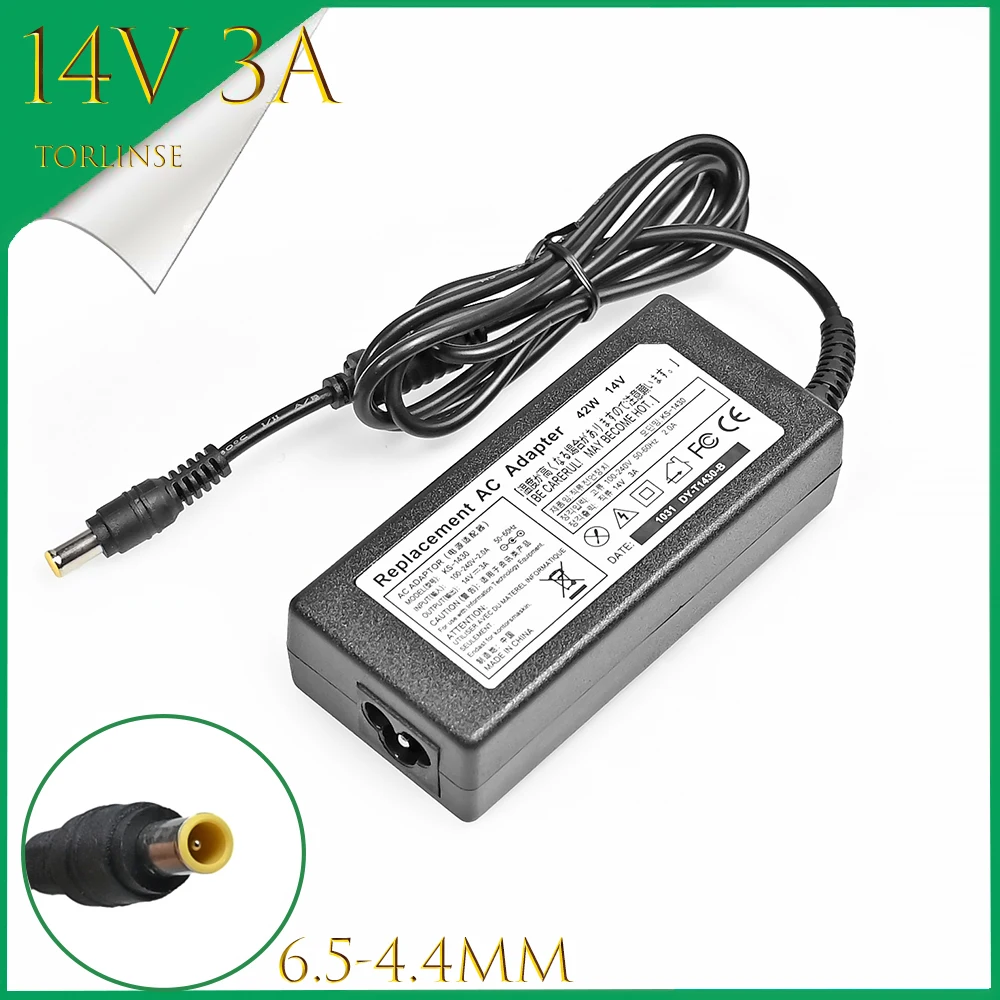 Адаптер 14 В, 3 А для ЖК-монитора Samsung BX2235, S22A100N, S19A100N, S22A200B, S22A300B, S23A300B, S19A300B, S20A300B