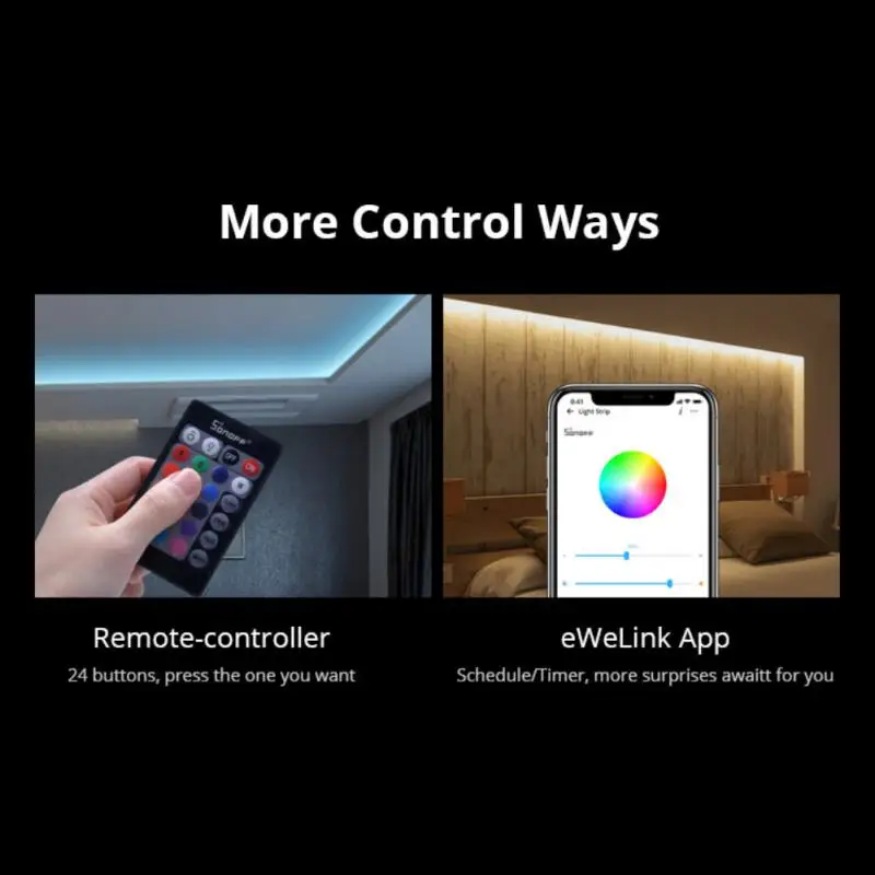 Умная водонепроницаемая светодиодная лента SONOFF L2/L2 Lite с поддержкой Wi-Fi