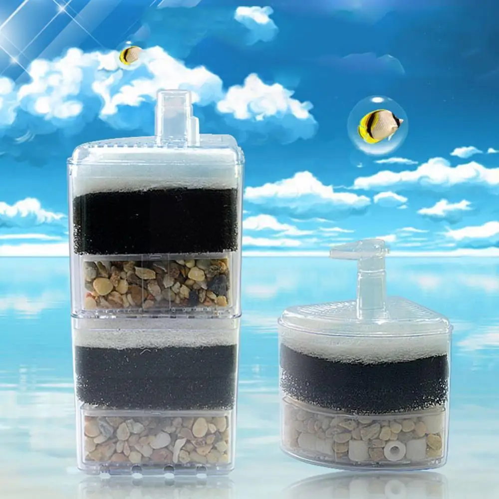

Aquarium Sponge Filter Fish Tank Shrimp Pond Air Pump Aquarium Sponge Filtration Filter Bio Filter Biochemical Sponge Filte E5L0
