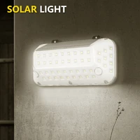 solar led wall light human body induction sensor lamp outdoor waterproof wall mounted security fence lamp solar led lights