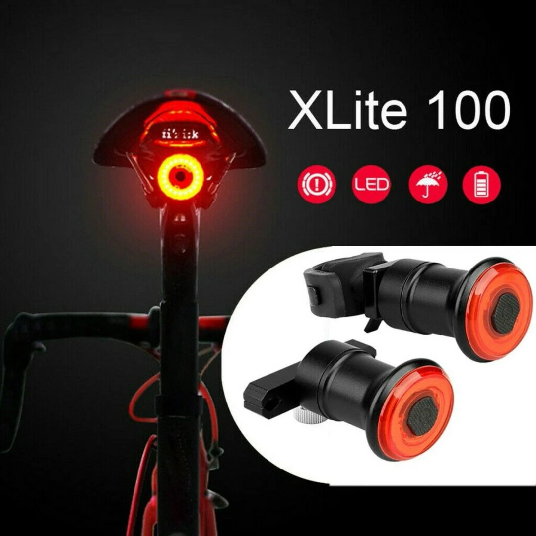 

Intelligent Induction Brake Waterproof Bicycle Taillight USB Rechargeable Bike Rear Light Built-in 500mAh Battery COB LED