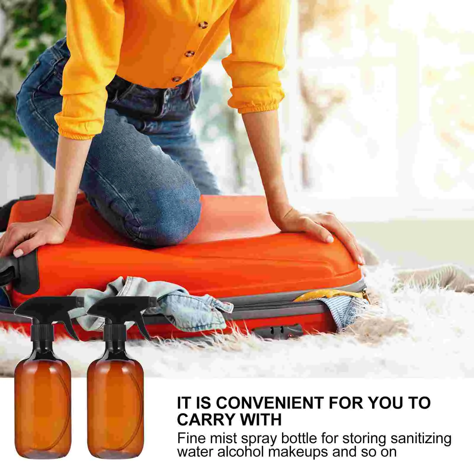 4 шт. пластиковые бутылки-пульверизаторы для жидкости 500 мл