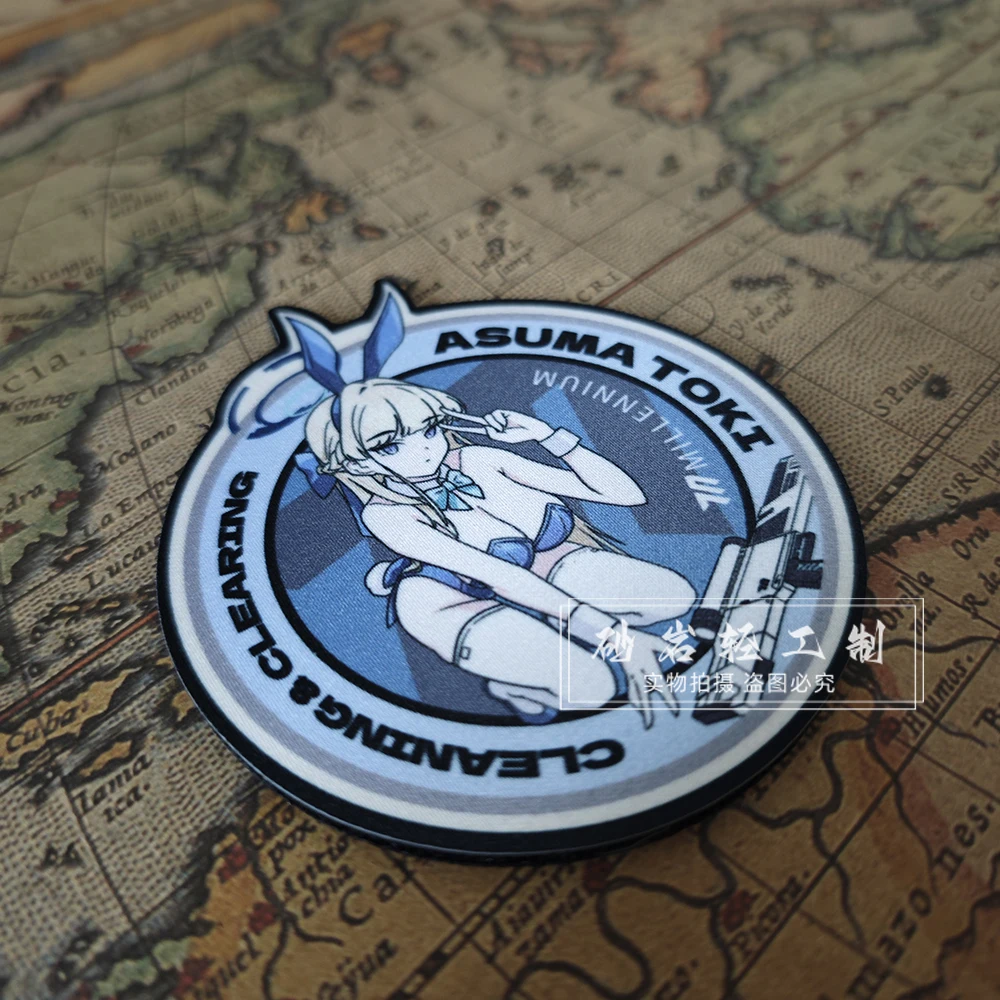 Синий архив патч токи рандомный боевой дух и петля нарукавник BlueArchive тактическая