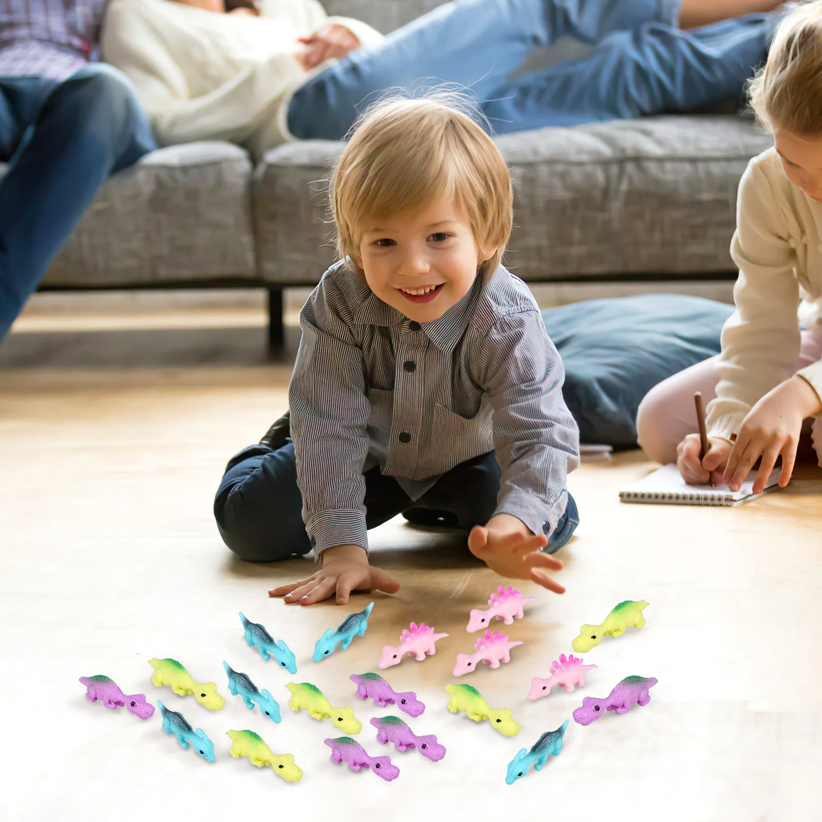 30 шт. катапульта игрушка-динозавр растягивающиеся игрушки для пальцев