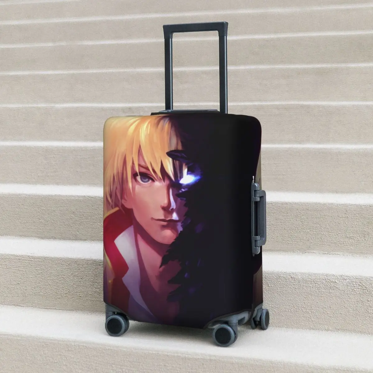 

Howls Moving Castle Suitcase Cover Howl Transformation Strectch Business Protection Luggage Supplies Vacation