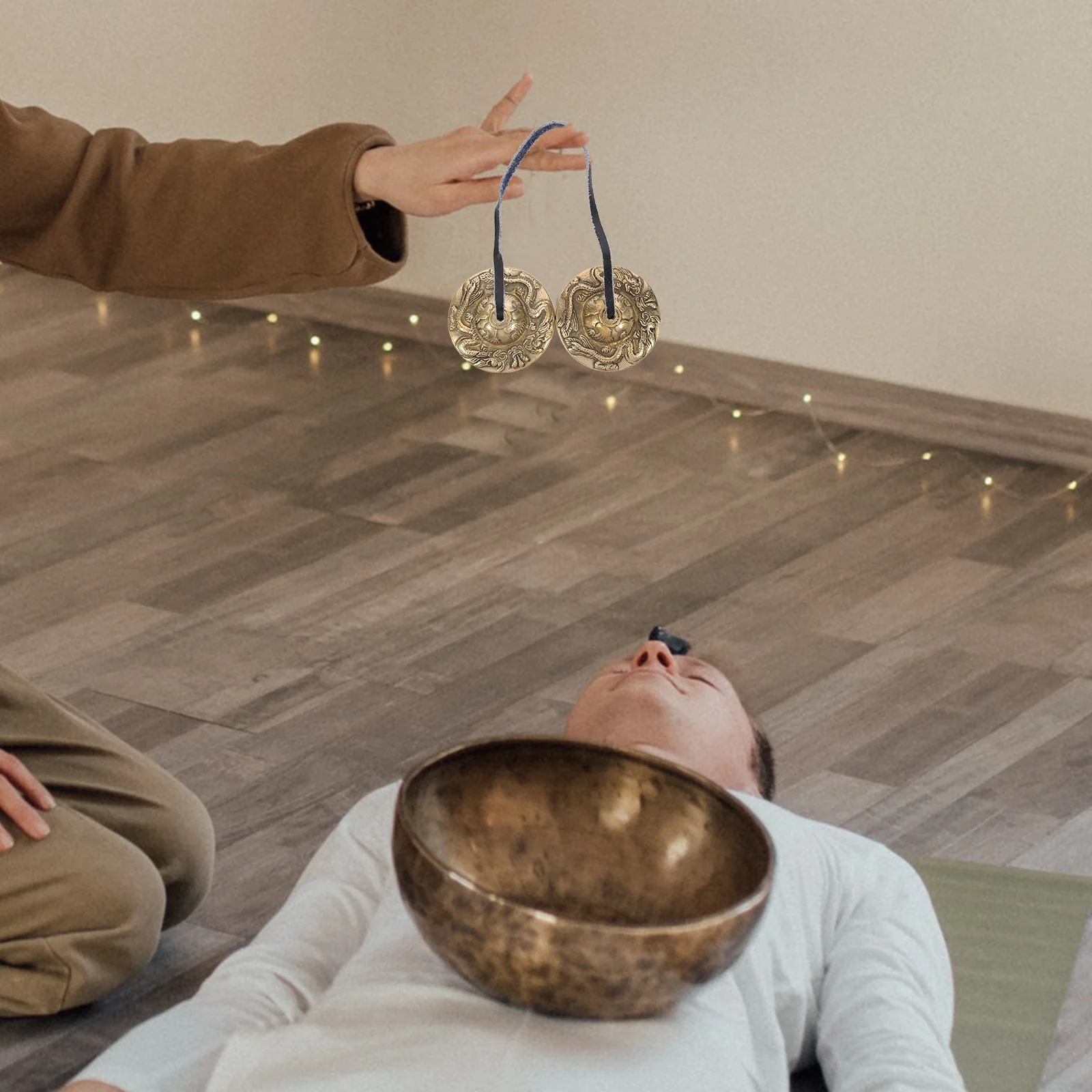 Колокольчик из чистой медитации тарелки для колокольчики религиозной церемонии