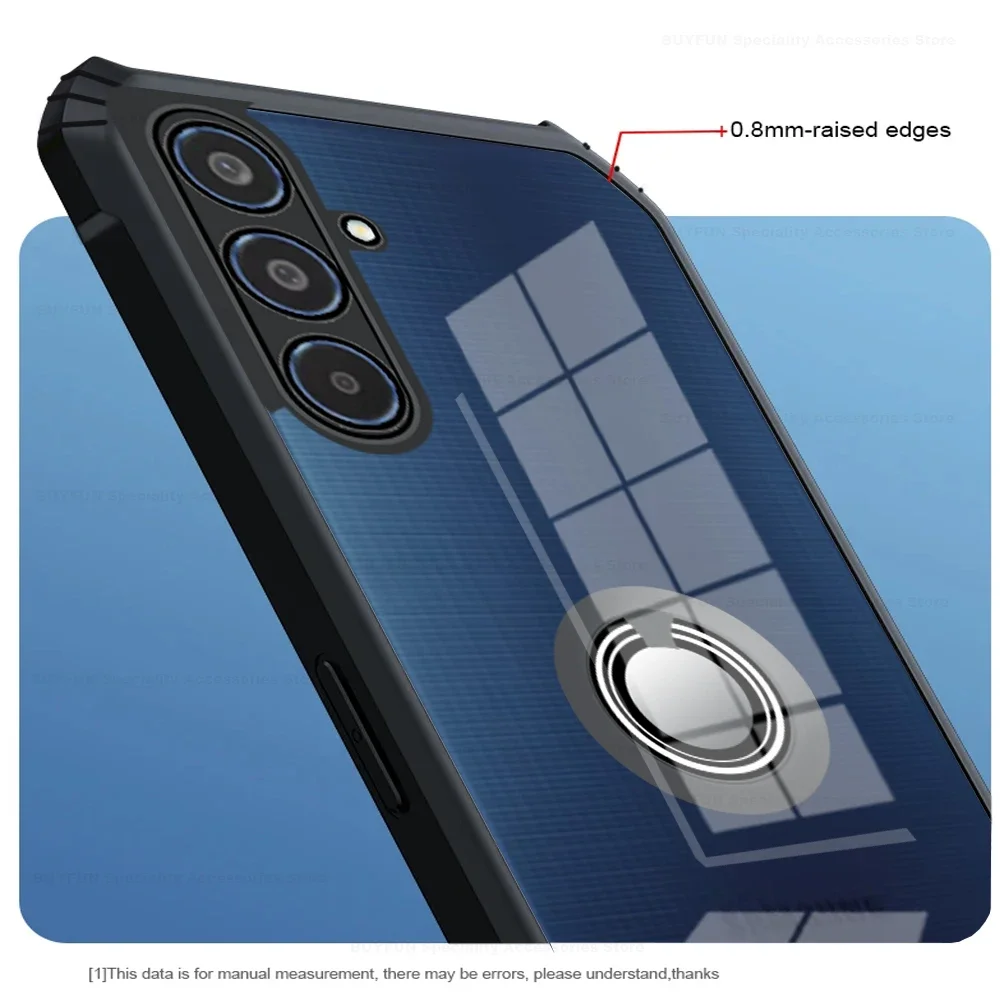 Чехол SamsungM35 прозрачный акриловый чехол из ТПУ с рамкой для Samsung Galaxy M35 M 35 6 дюйма