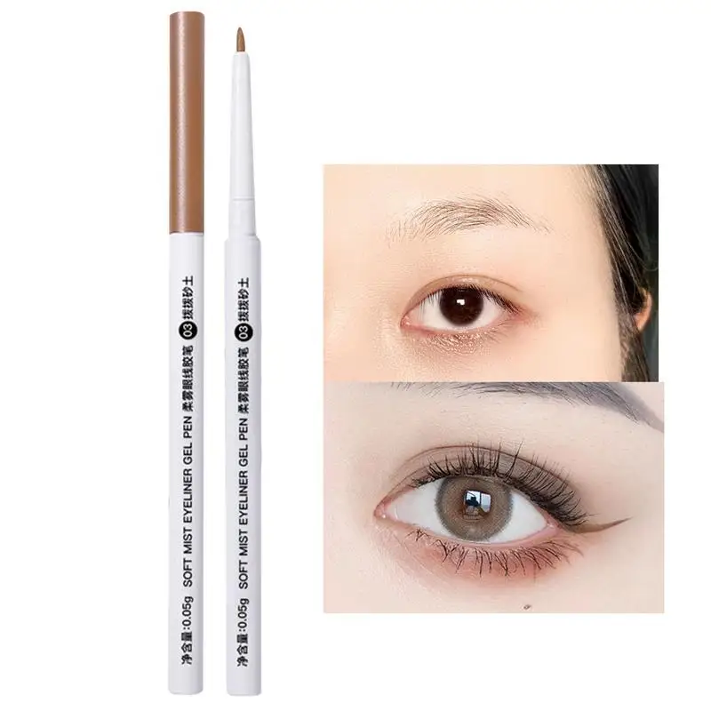 

Eyeliner Gel Pencil Eye Makeup Eyeliner Sweatproof Eye Liner Pencil Ultra Fine Waterproof Liner Longwearing Eye Pencil For