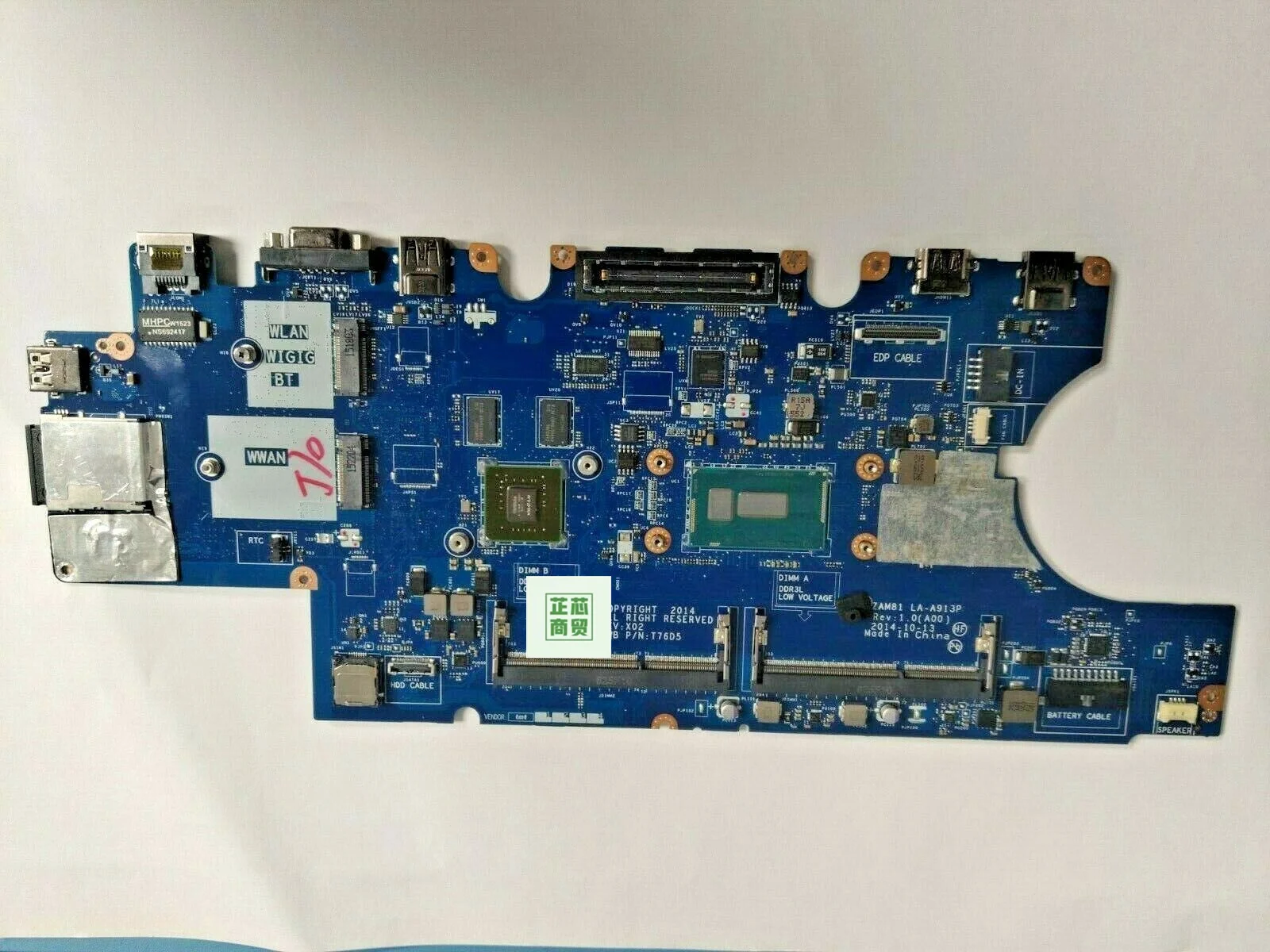 

Материнская плата для Dell Latitude E5550 I7 5600U T76D5 LA-A913P 0T76D5 выделенная графика